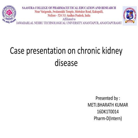 A Case Presentation on Chronic Kidney Disease