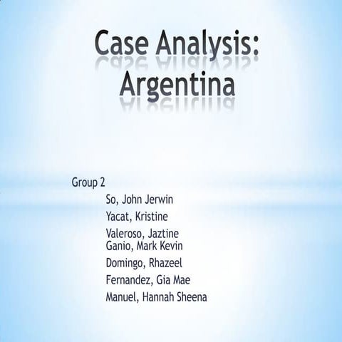 Case analysis fm08