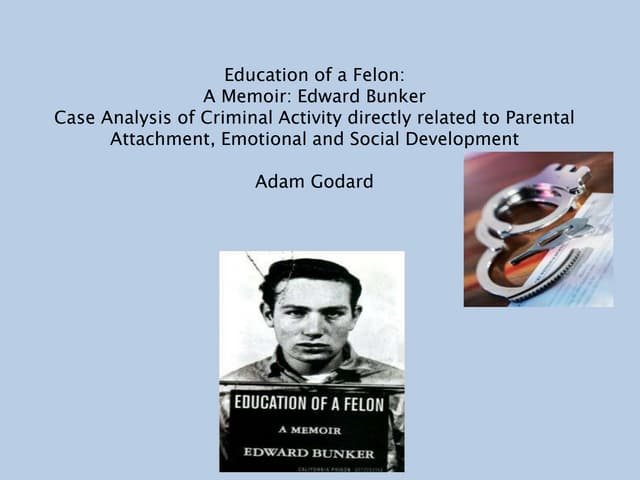 Education of a felon