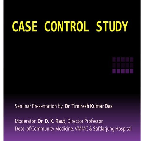 Case control study | PPTX