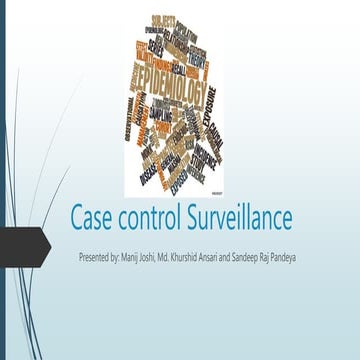 Case control surveillance