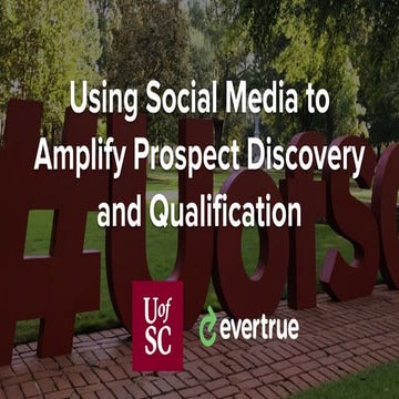 Using Social Media to Amplify Prospect Discovery and Qualification