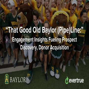 "That Good Old Baylor (Pipe)line" - Using social media to fuel prospect discovery