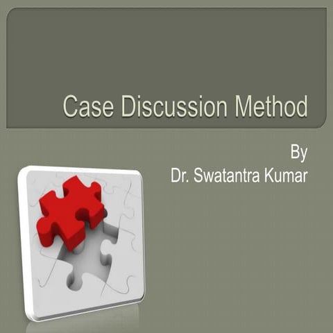 Case discussion method