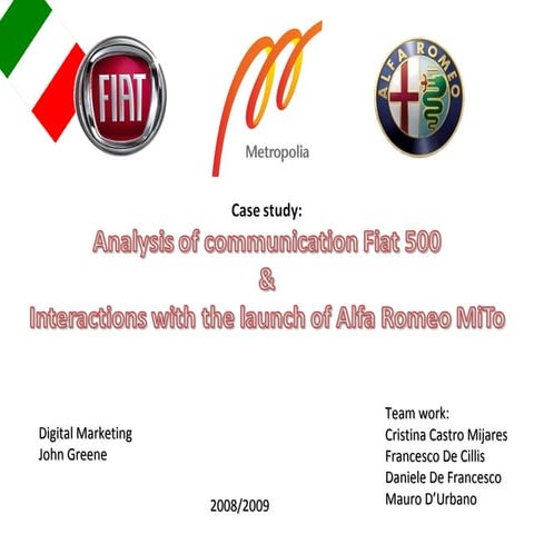 Case Fiat500 And Alfa Mito