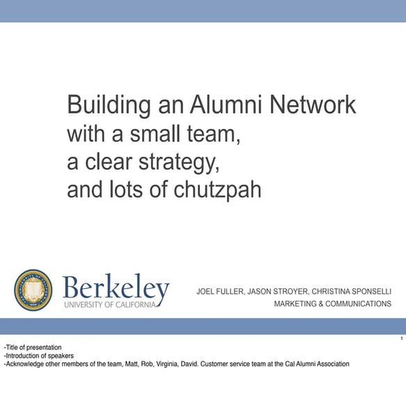 Cal Alumni Network