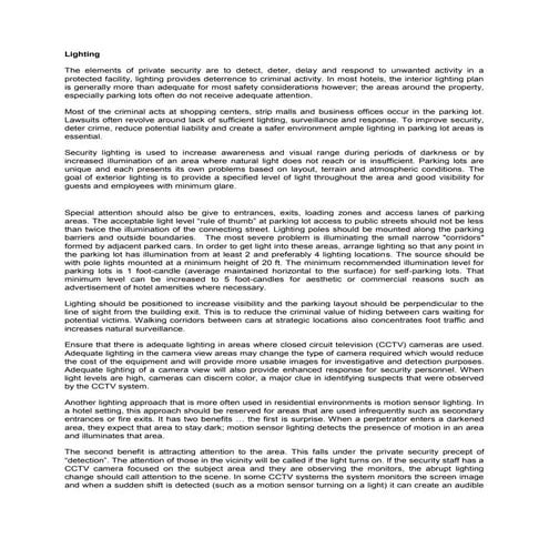 Case for landscape and lighting