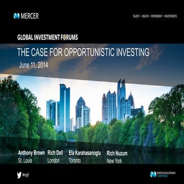 The Case for Opportunistic Investing | PDF