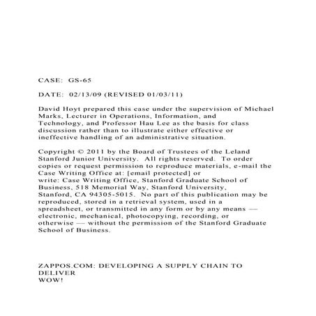 CASE  GS-65 DATE  021309 (REVISED 010311) .docx