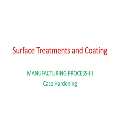 Introduction to Surface Treatments Case Hardening.pptx