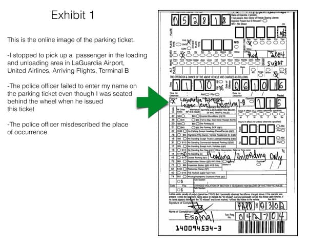 Case history: misdescribed place of occurrence