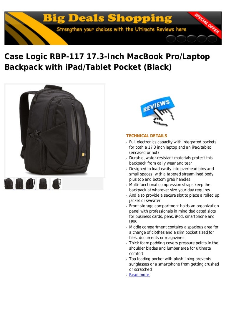case logic 17.3 laptop backpack
