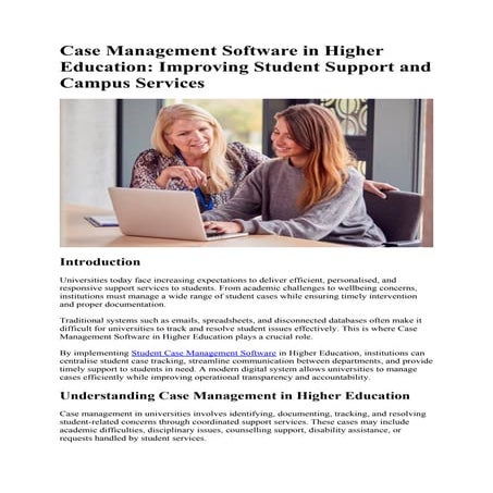 Case management software | PDF