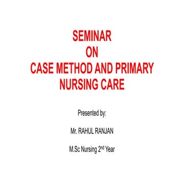 Methods of Patients assignment 