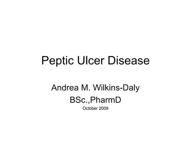 Case presentation pud
