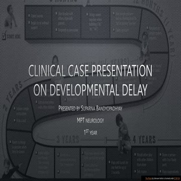 case presentation on delayed development 