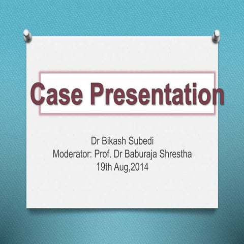 Case presentation obstructive sleep apnea (osa) 