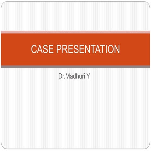 Case presentation post caesarean pregnancy