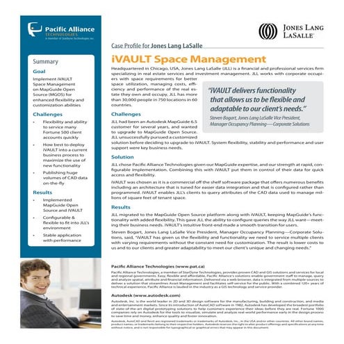 iVAULT Case Study: GIS for Space Management