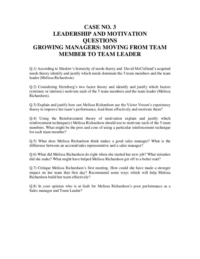 team lead questions