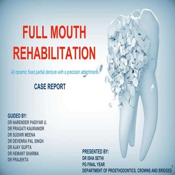 full mouth rehabilitation