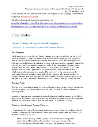 Organizational change and development book pdf