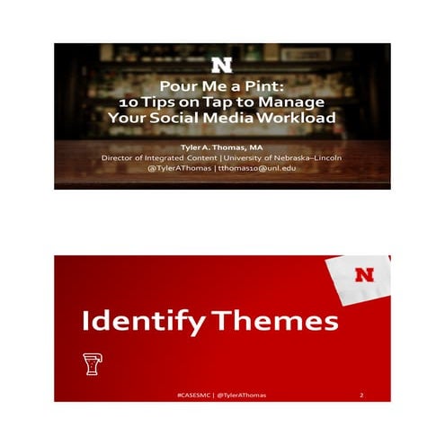 Pour Me a Pint: 10 Tips on Tap to Manage Your Social Media Workload