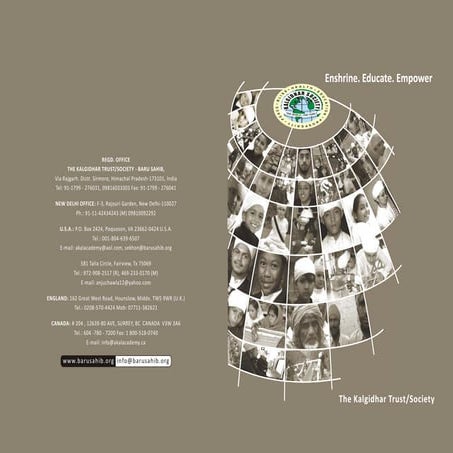 Kalgidhar Trust - Baru Sahib: Case statement 2012