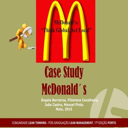 Case study Mc Donalds | PDF