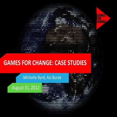 Games for Change Case Studies