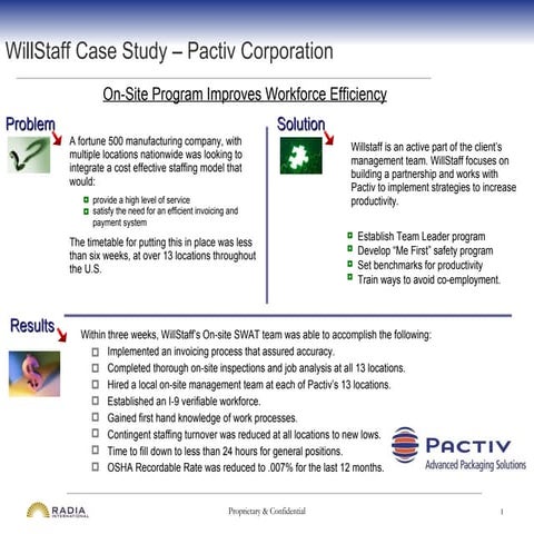 Staffing Case Studies