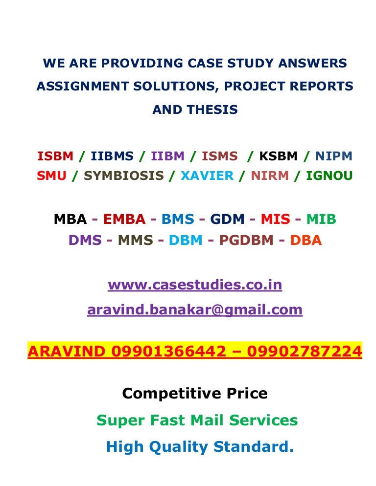 Mba case study examples pdf image