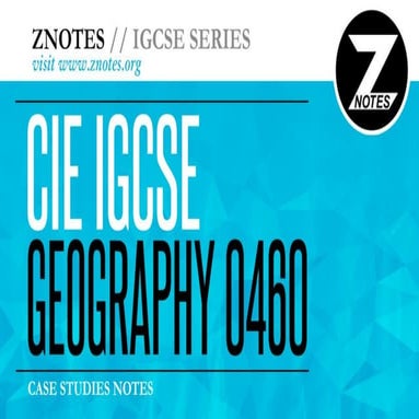 CASE STUDIES.pdf Geography znotes 2020-2023