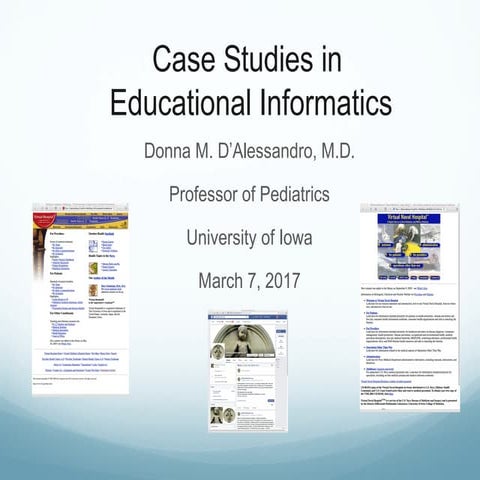 Case Studies In Educational Informatics