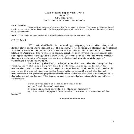 Intellectual property right case studies | PPTX