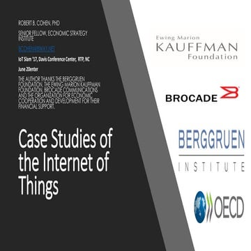 Case studies of the internet of things 062017