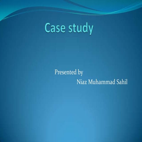 intoduction to Case study | PPTX