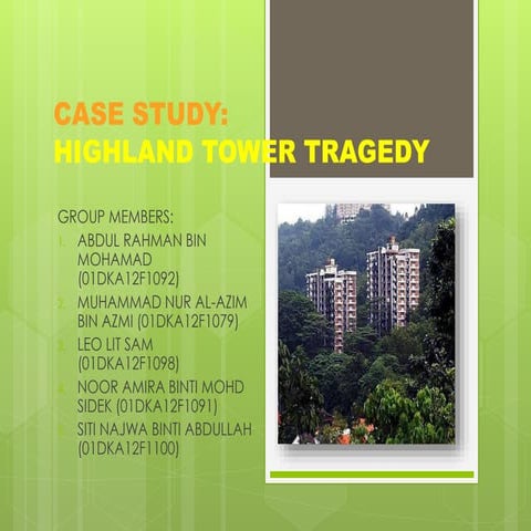 highland tower case study