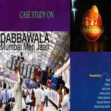 Mumbai Dabbawala Case study