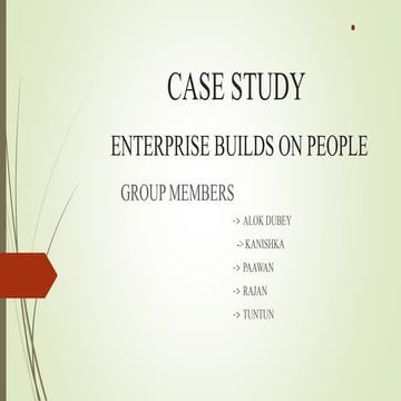 Case study on enterprise 