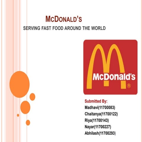 Mc Donald - Case  study