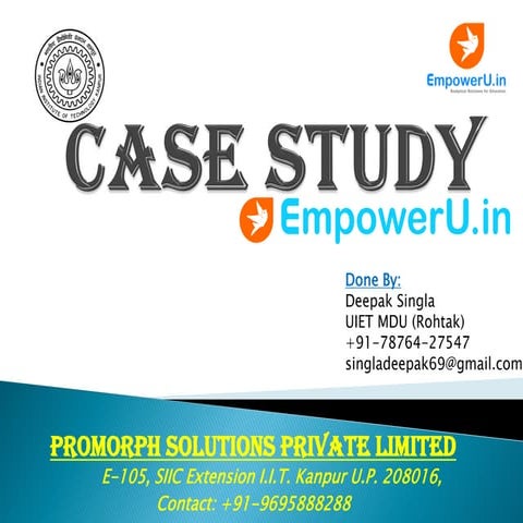 Case Study: Promorph Solutions Pvt Ltd