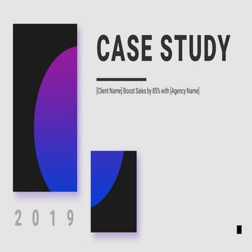Case Study Powerpoint Template | PPT