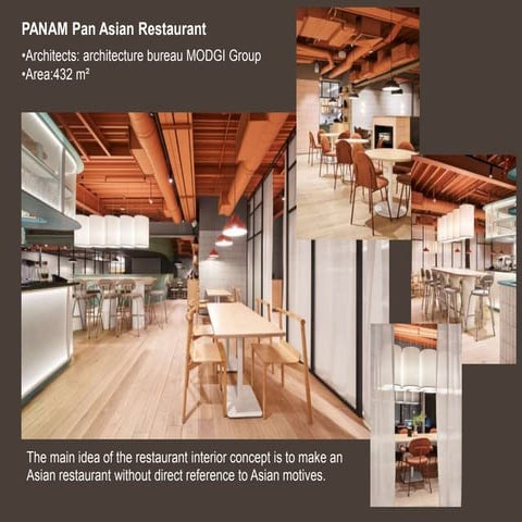 Panam pan asian restaurant interior design case study 