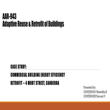 Case study -4 Mort Street