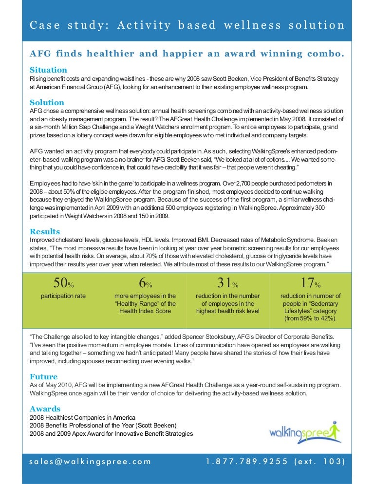 Case study activity based image