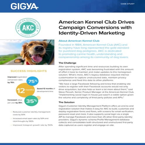 Case study - American Kennel Club