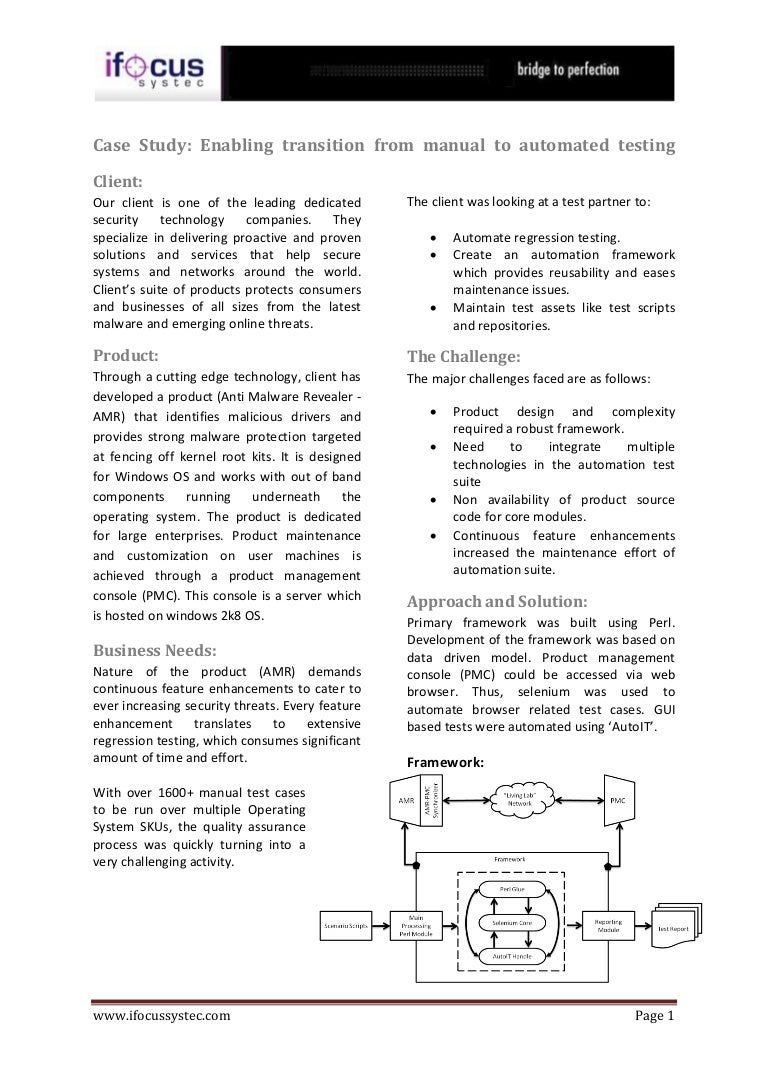 Case study about inflammation picture