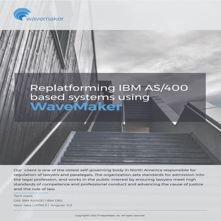 Replatforming IBM AS/400 based systems without disruption