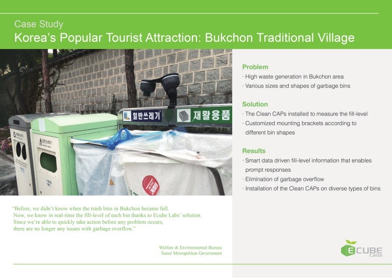 How smart bins reduced waste collection costs in Seoul Case study